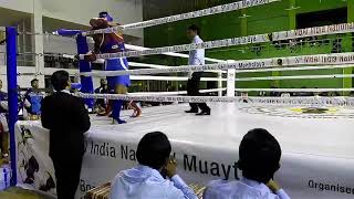 Pravanjan Mondal Indian Muay Thai Nationl Fight In Shilong