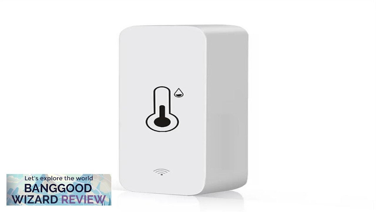 Tuya WiFi Temperature Humidity Sensor APP Remote Monitor for Smart Home Work Review