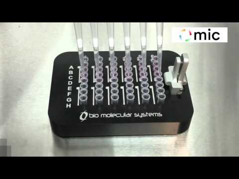MIC strip tubes loading - video from Bio Molecular Systems