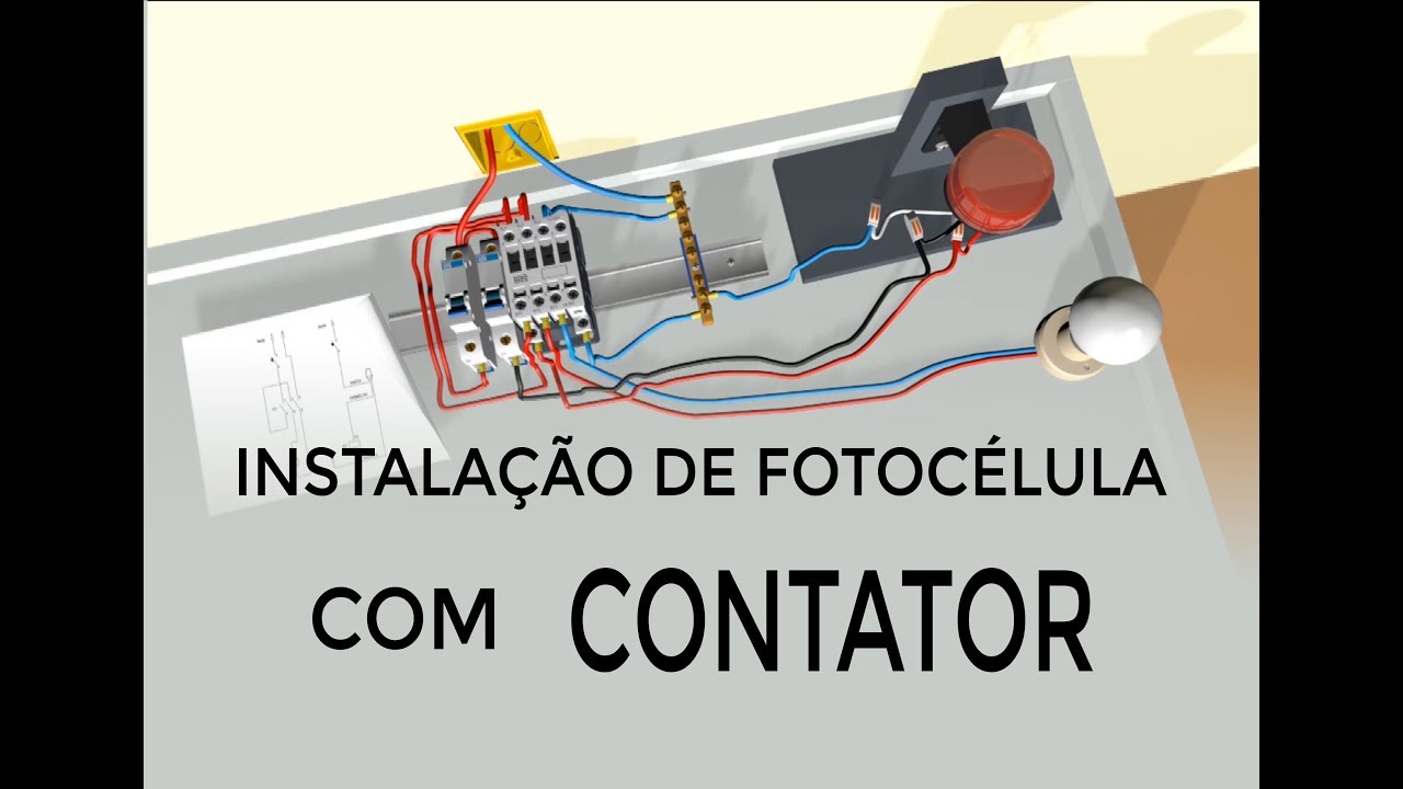 Instalando Fotocélula + Contator