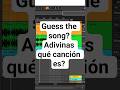 GUESS THE SONG TITLE? Conoces el título de la canción? #shorts
