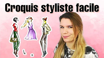 Comment dessiner un modèle styliste ?