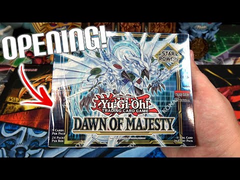 NEW* GODLY Yu-Gi-Oh! Dawn of Majesty Booster Box Opening - YouTube
