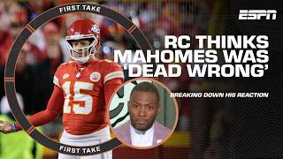 Patrick Mahomes was 'DEAD WRONG' - RC lets loose on Chiefs after offside penalty call! | First Take