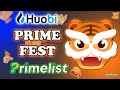 Ежедневные Primelist с 24 по 30 января на HUOBI - Prime Fest