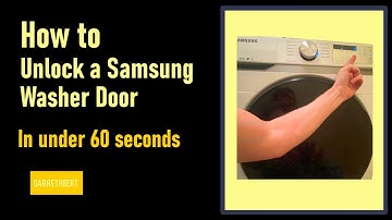 How to Unlock the Door of a Front Loader Samsung Washer in Under a Minute