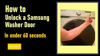 How to Unlock the Door of a Front Loader Samsung Washer in Under a Minute