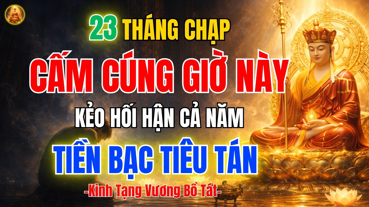 Kinh Địa Tạng Dạy Giờ Cúng Ông Công Ông Táo Đúng Nhất 🙏 Tránh Sai Lầm Khiến Mất Lộc Cả Năm