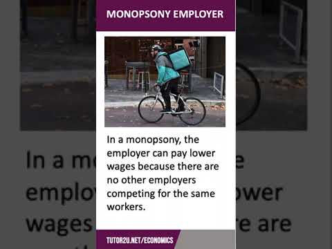 Video: Monopsony: primjeri i definicija