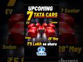 Upcoming 7 Cars by Tata Motors 🤯 Sierra EV - Safari EV - Nexon Facelift ? #tata #suv #carnews