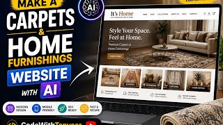 Create an eCommerce Home Decor Website With AI | Step-by-Step, AI Se Furnishing Website Kaise Banaye