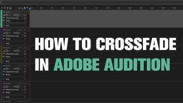 How to Crossfade Audio in Adobe Audition | Quick Fading tutorial