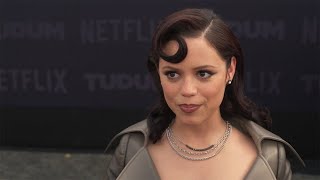 Jenna Ortega stuns at Netflix Tudum 2025