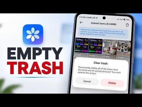 How To Empty Trash In Gallery On Android?