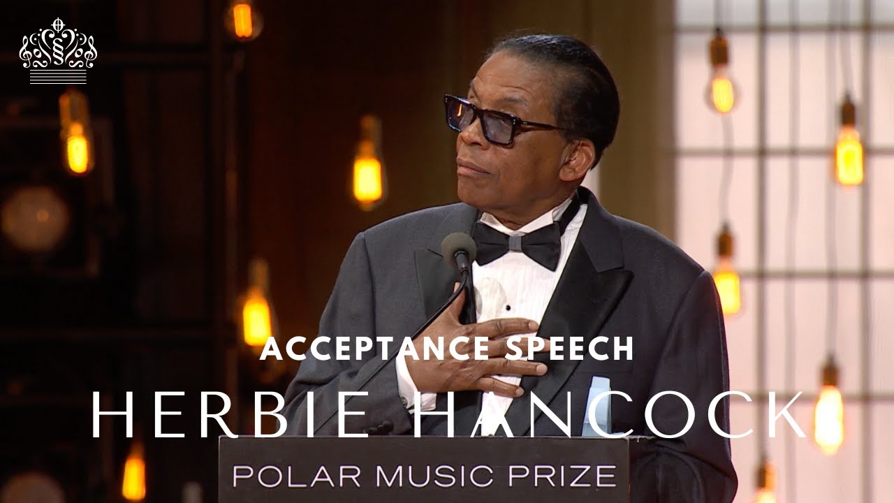 Herbie Hancock Acceptance Speech Polar Music Prize 2025 - YouTube