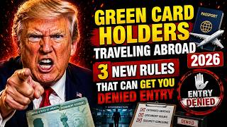 Green Card Holders Traveling Abroad 2026 3 NEW Rules That Can Get You DENIED Entry