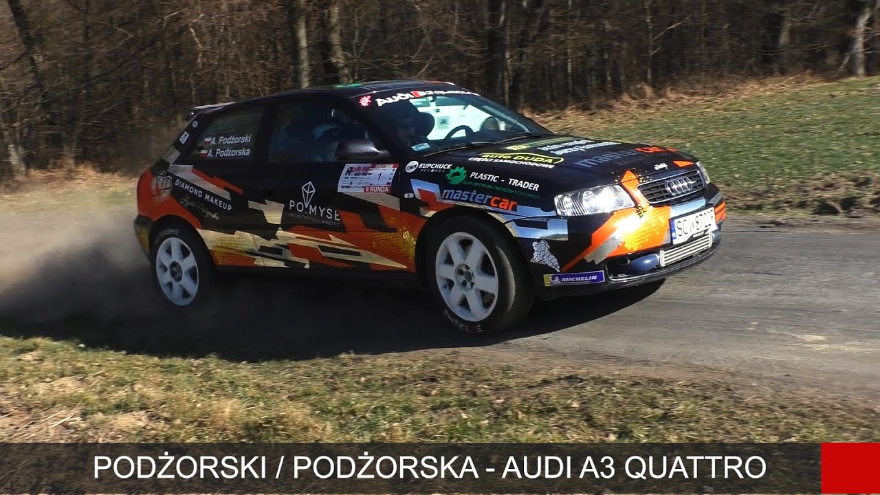 PODŻORSKI Artur / PODŻORSKA Agata - Audi A3 QUATTRO |  Rally Park Cup 2022 - 2 Runda | Hażlach |