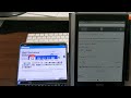 Demo of EinkBro with sharing link feature