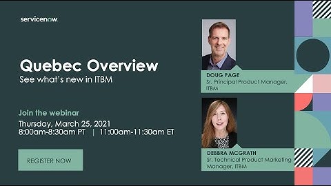 3/25 Last Thursdays with ITBM Webinar: ITBM Quebec Overview