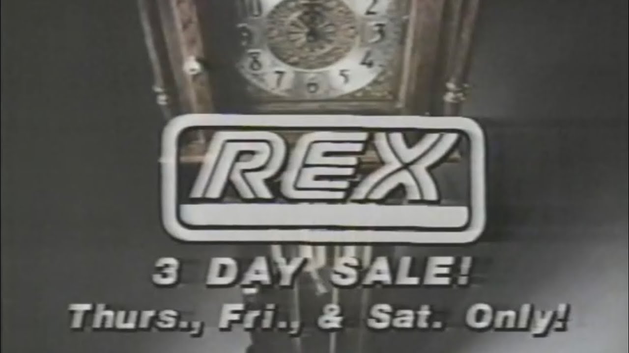 1986 Rex Electronics Commercial YouTube