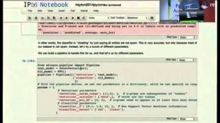 Text mining online data with scikit-learn by Robert Layton