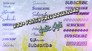 Download 200+ Stylish Fonts For Free | Arabic Style font | Everything Thamizha screenshot 1