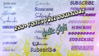 Download 200+ Stylish Fonts For Free | Arabic Style font | Everything Thamizha screenshot 3