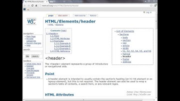 Знакомство с HTML5: элемент header