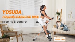YOSUDA Exercise Bike Foldable Fitness Indoor Cycling Bike Magnetic screenshot 5