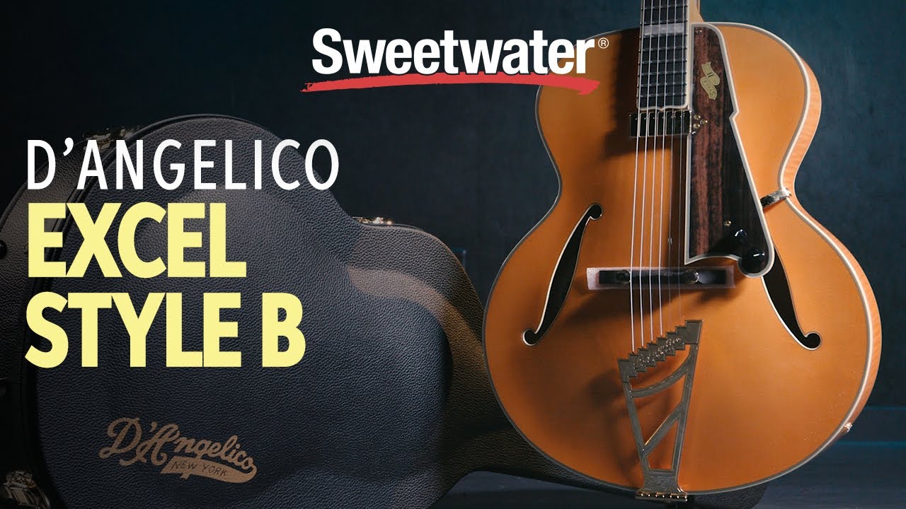 D'Angelico Excel Style B Throwback Guitar Demo