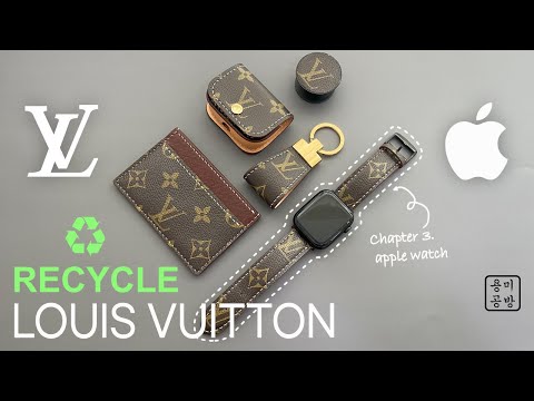 EP. 03] How to make a Louis Vuitton apple watch strap from an old