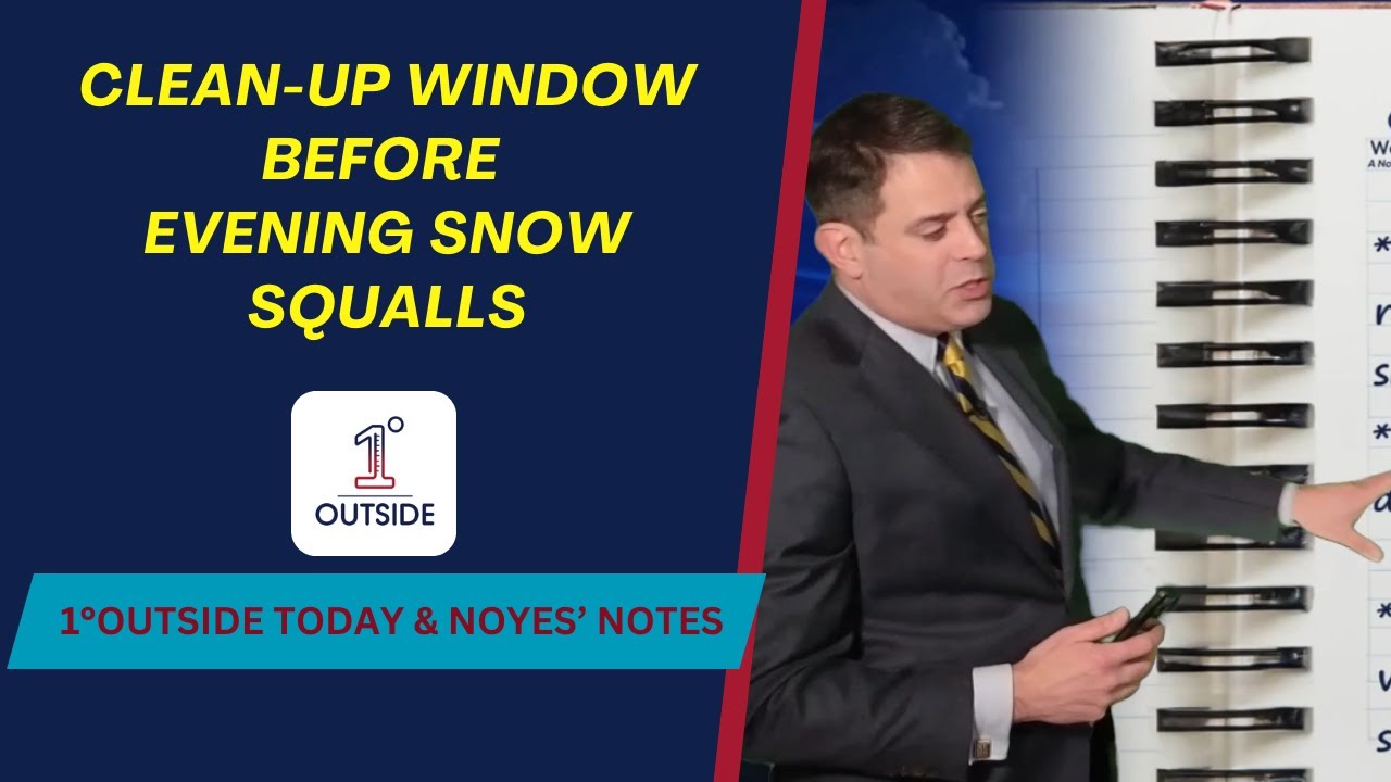 Monday Noyes’ Notes: Snow Exits, Big Temperature Swing Ahead - YouTube