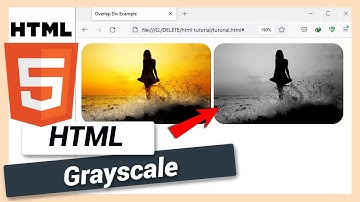 Display Image as Grayscale | HTML and CSS Tutorial