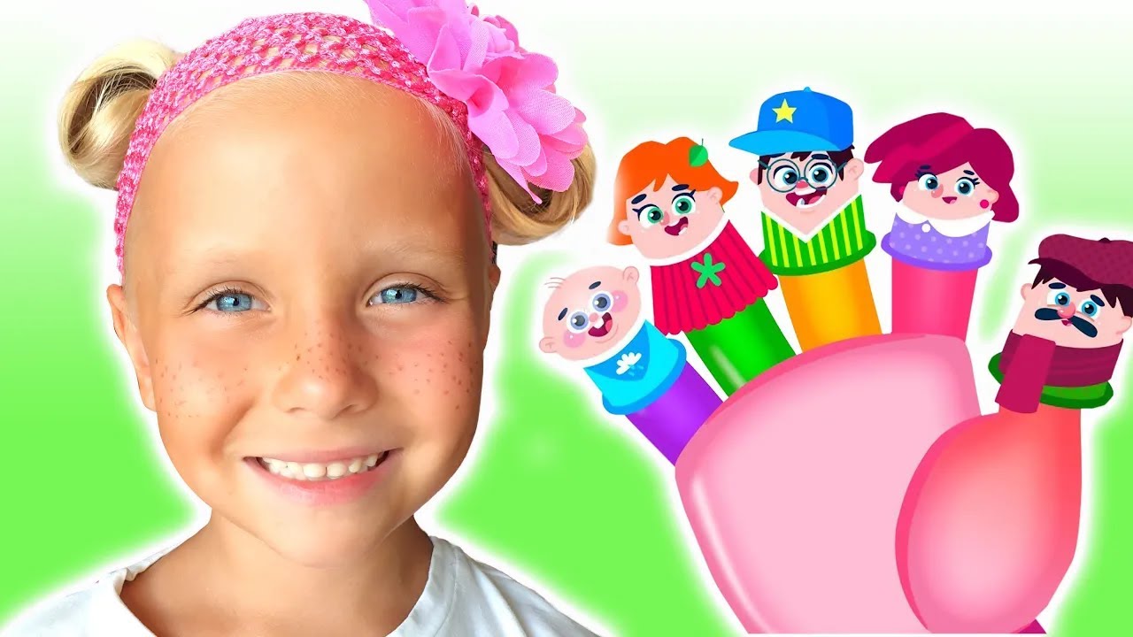 Finger family song with playground games | nursery rhymes | Kids Funny Songs