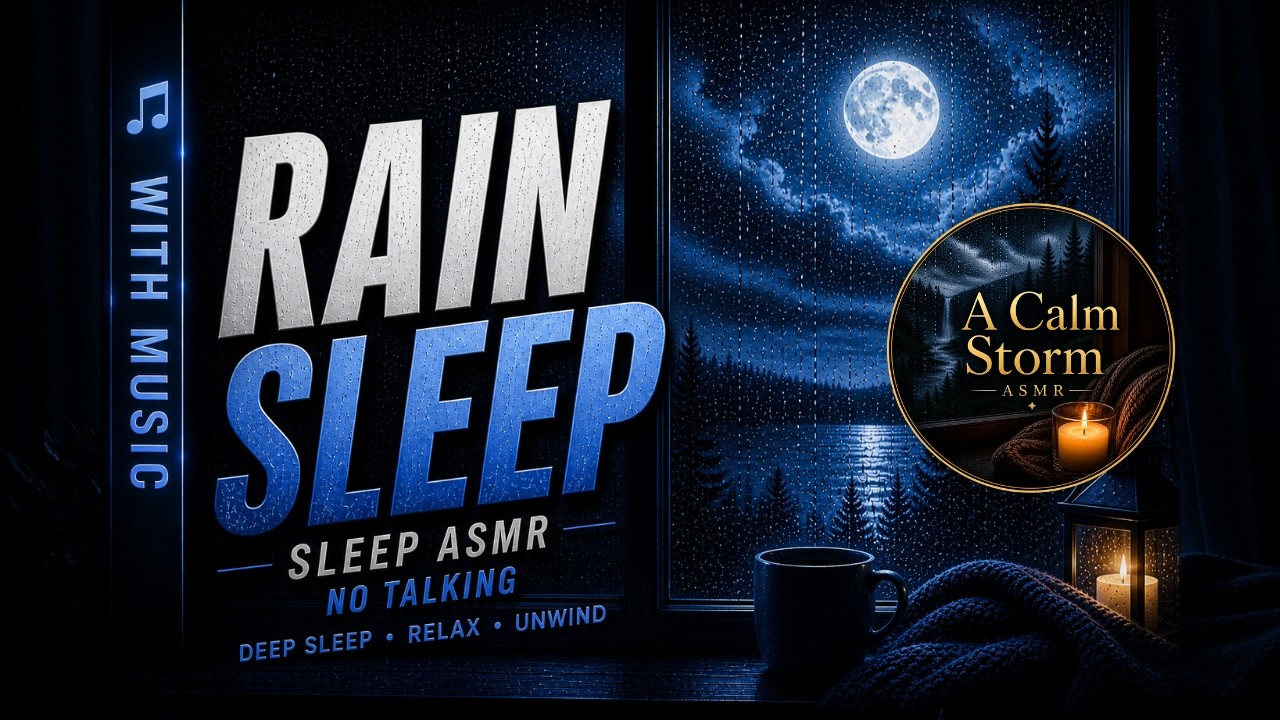 Rain Sounds & Piano for Deep Sleep 🌙 Relaxing Music to Fall Asleep Fast ...