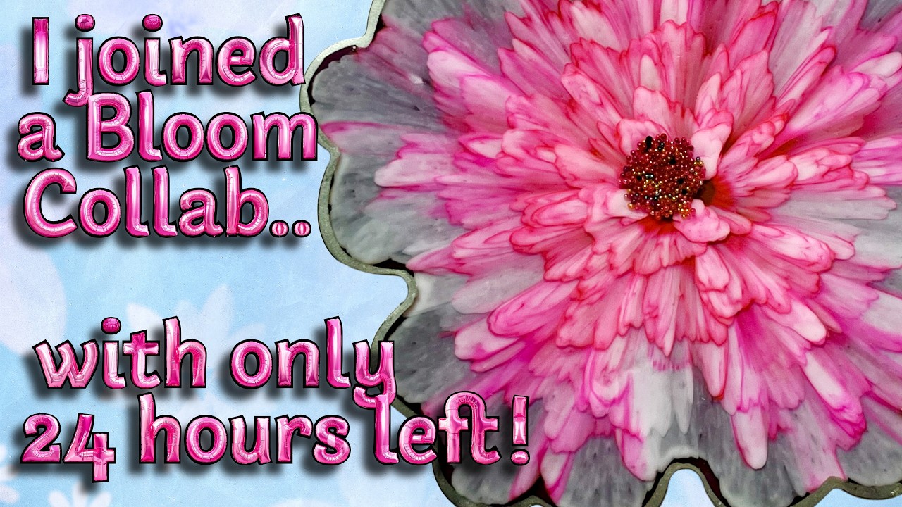 #024 Valentines Pink Small Petal 3D Resin Bloom - Bloom Collaboration Feb 2026