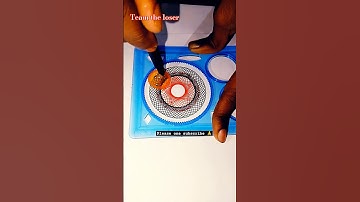 Super Simple Spirography Tracks Design  Drowning #shorts #spirograph #design #art ........!!!