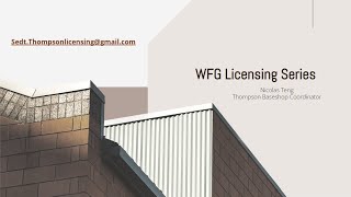 WFG Licensing Usage of Strategy