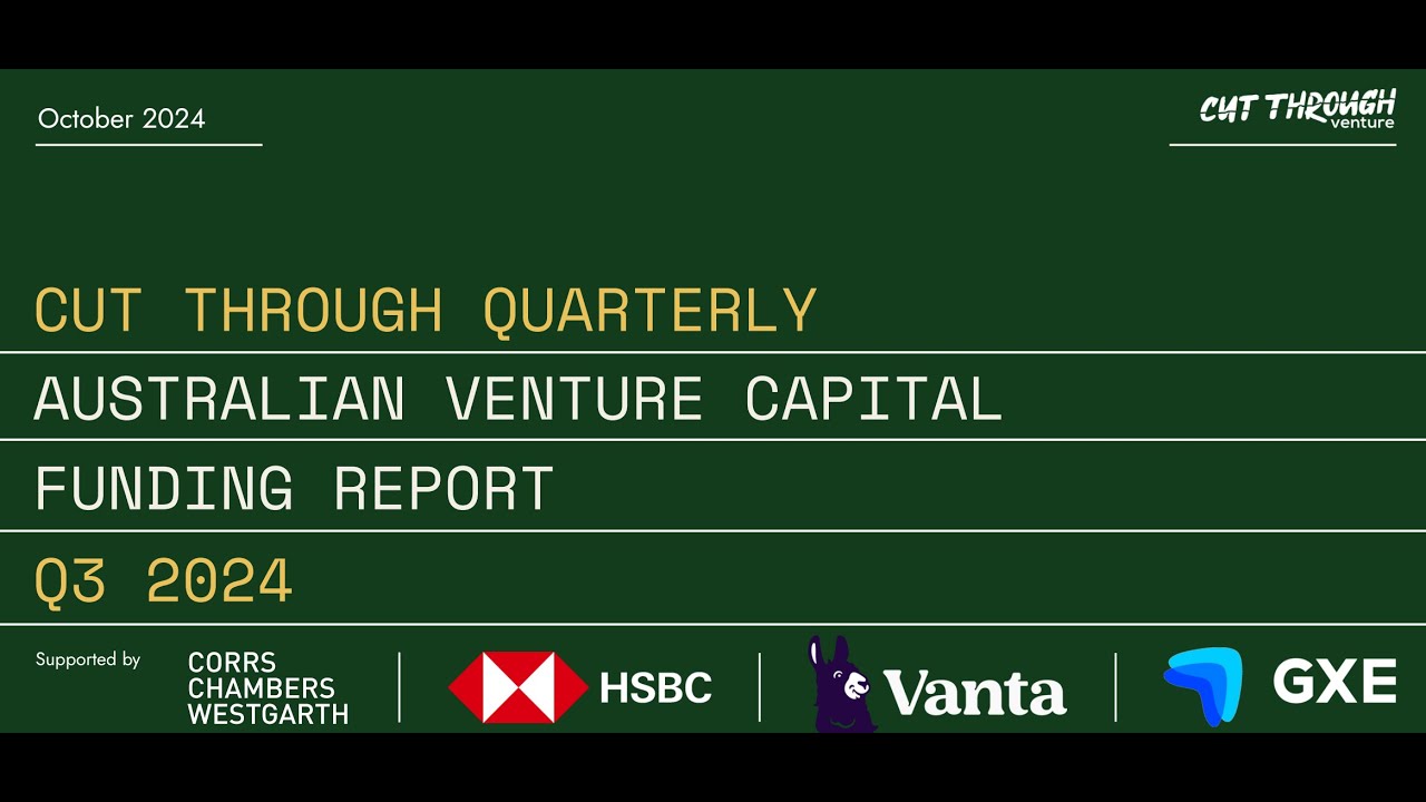 Chris Gillings: Cut Through Venture Q3 2024 Report