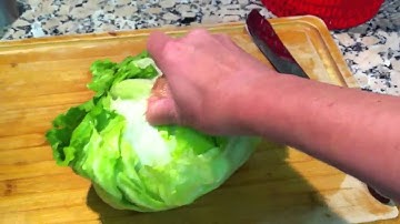 Cooking tips: how to core a head of lettuce