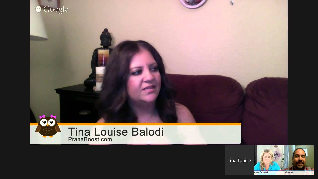 Prana Boosting With Tina: Featuring Guest Prana Boosters Heather Criswell & Eric Greene