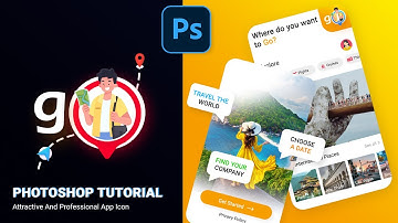 Photoshop Tutorials 2023 - Professional App Icon | Photoshop Me Icon Kaise Banaye