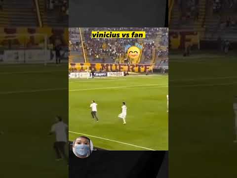 vinicius vs fan 😂 #realmadrid #fans #football