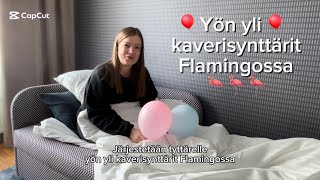 Yön yli kaverisynttärit Flamingossa