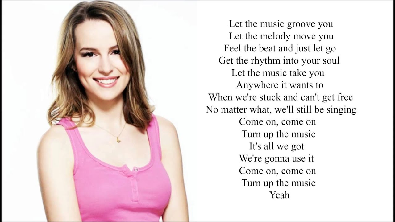 Bridgit Mendler Turn Up The Music (LYRICS) YouTube