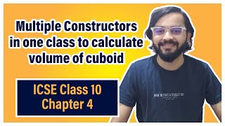 Default and Parameterized Constructor in a class | ICSE Class 10 | Arth Vahaluwala