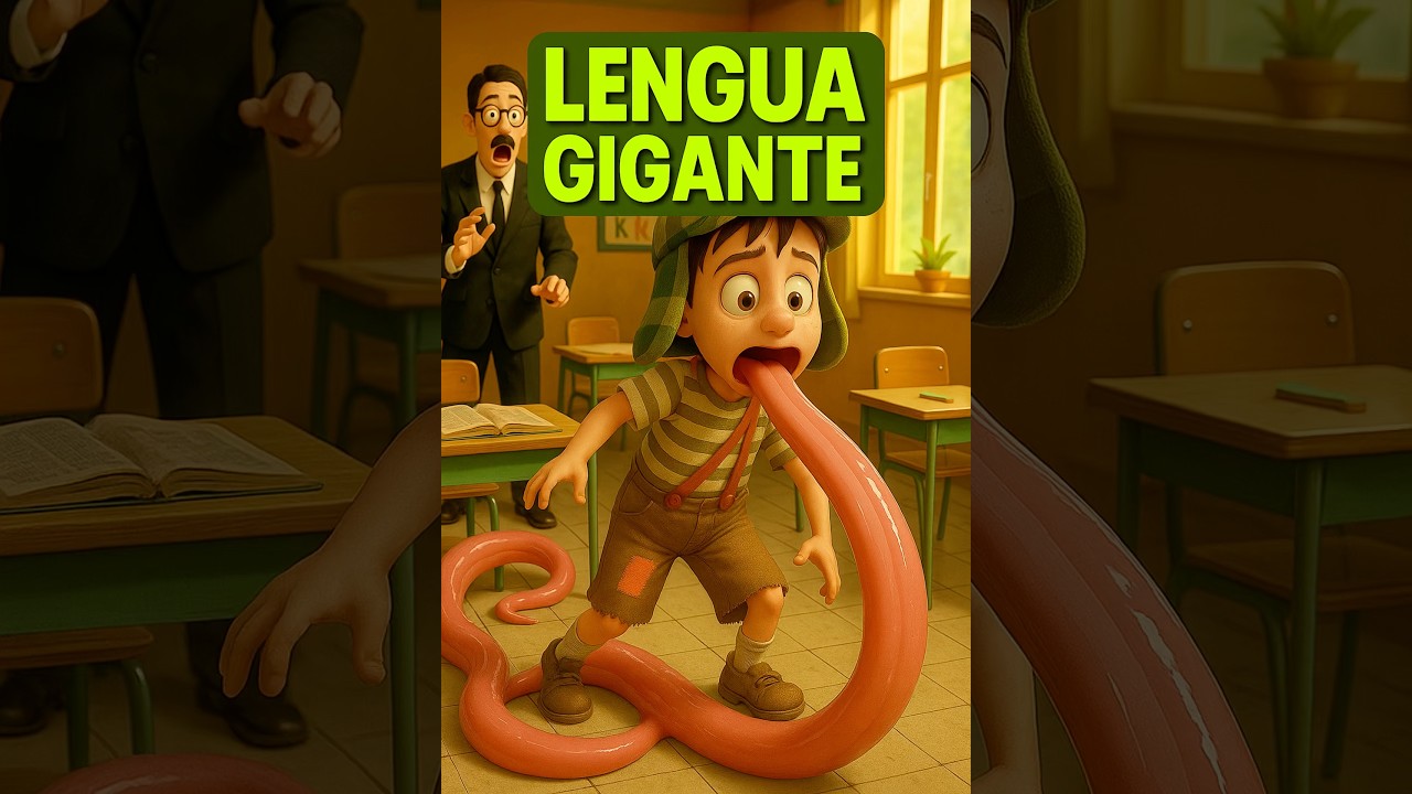 Chavito quiere tener la lengua muy larga