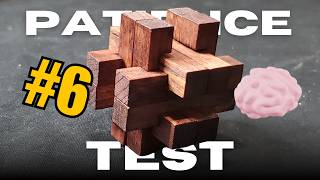 Wooden Puzzle #6 – Patience Test | 50-Minute Brain Teaser With Instructions
