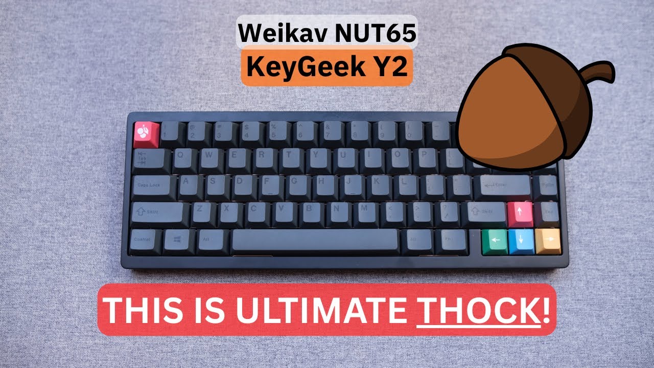 Thocky and marbly budget keyboard | KeyGeek Y2 | NUT65 | sound test