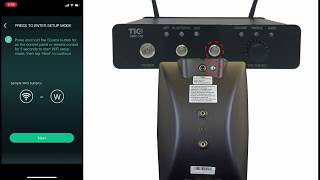 Setting up TIC's WifiStream speakers and amplifiers screenshot 3